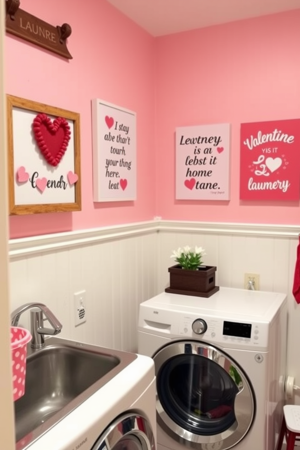 Laundry Room Valentines Day Decorating Ideas 3