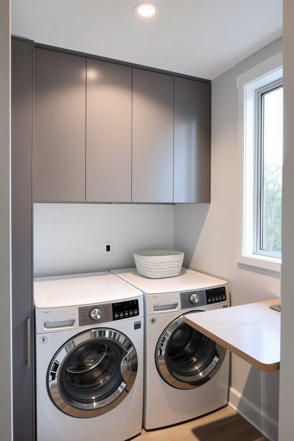 Laundry Room With Stacked Washer Dryer Design Ideas 29