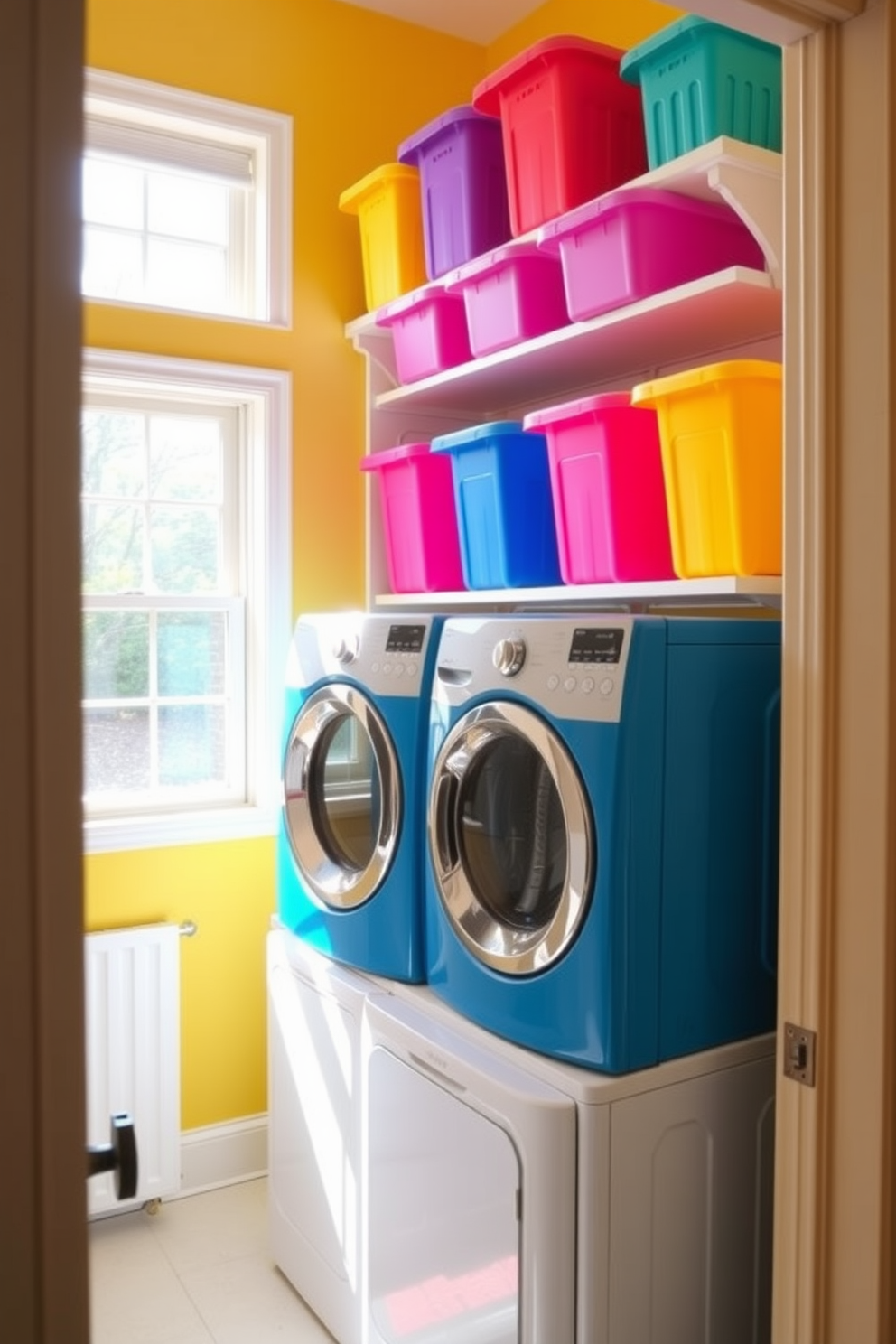 Laundry Room With Top Loading Washer Design Ideas 1