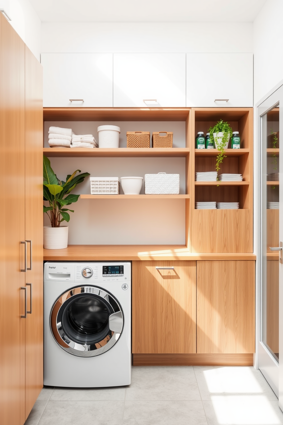 Laundry Room With Top Loading Washer Design Ideas 10