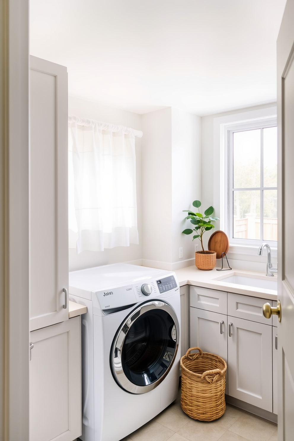 Laundry Room With Top Loading Washer Design Ideas 16