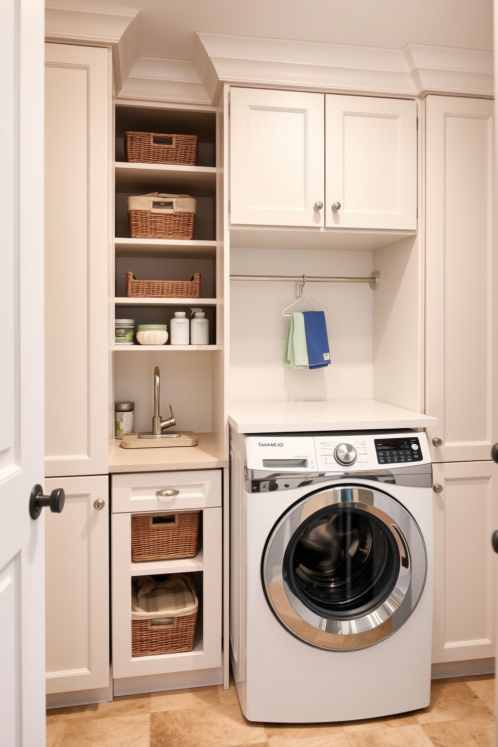 Laundry Room With Top Loading Washer Design Ideas 18