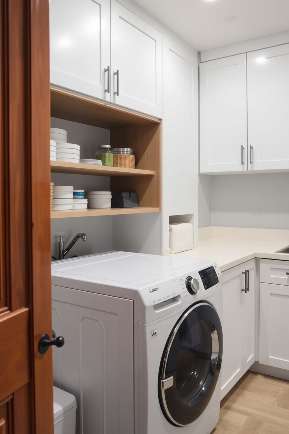 Laundry Room With Top Loading Washer Design Ideas 2