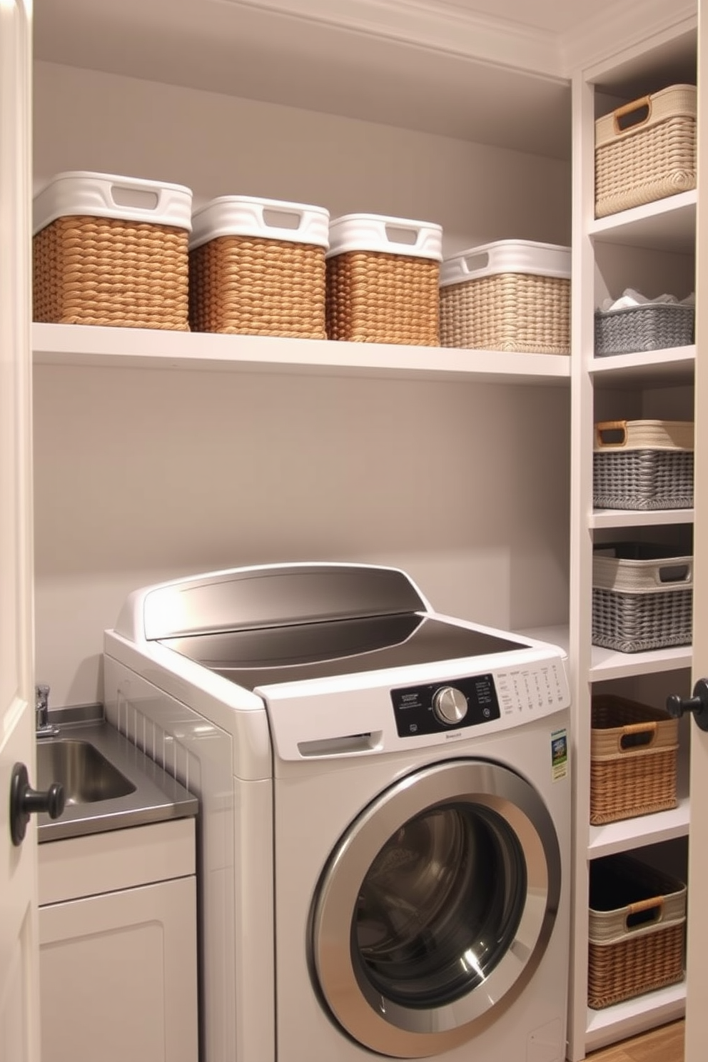 Laundry Room With Top Loading Washer Design Ideas 5