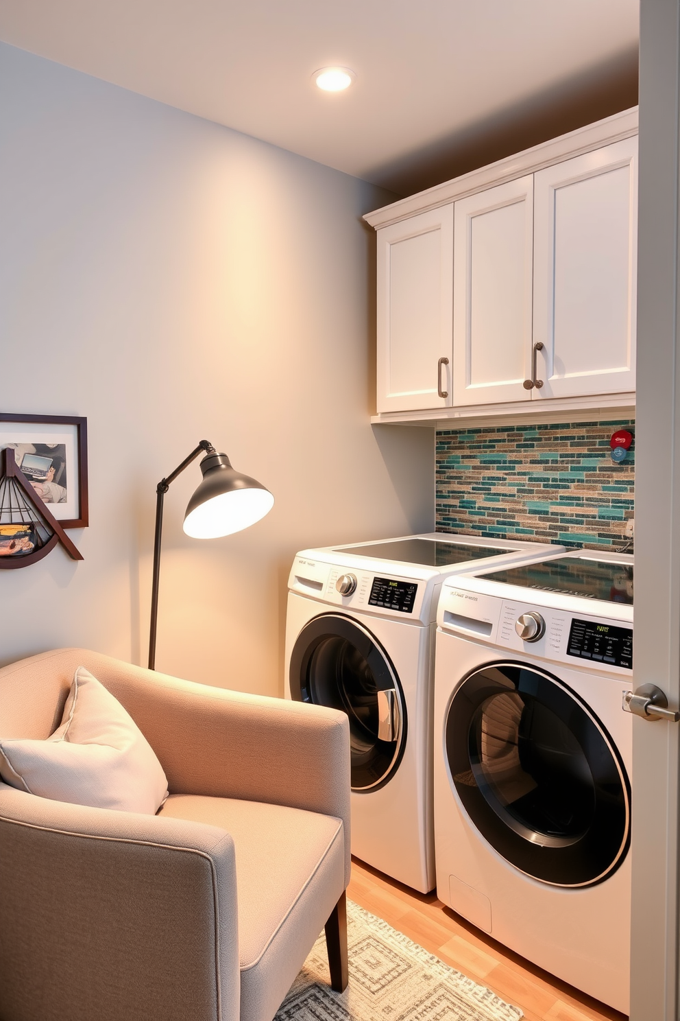 Laundry Room With Top Loading Washer Design Ideas 7