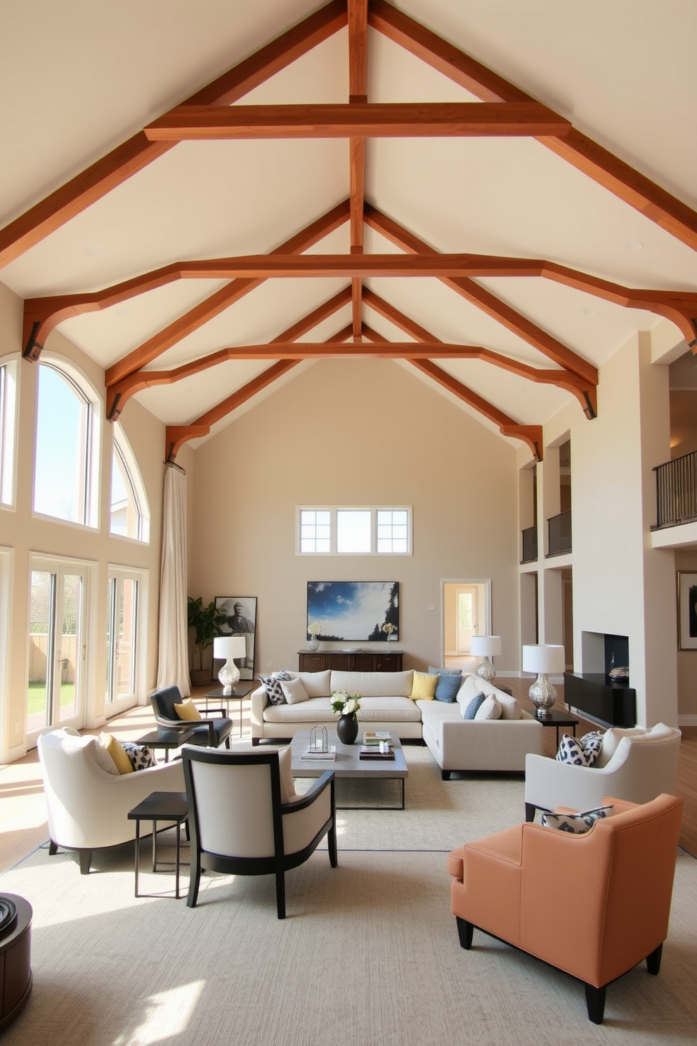 Living Room Ceiling Design Ideas 23