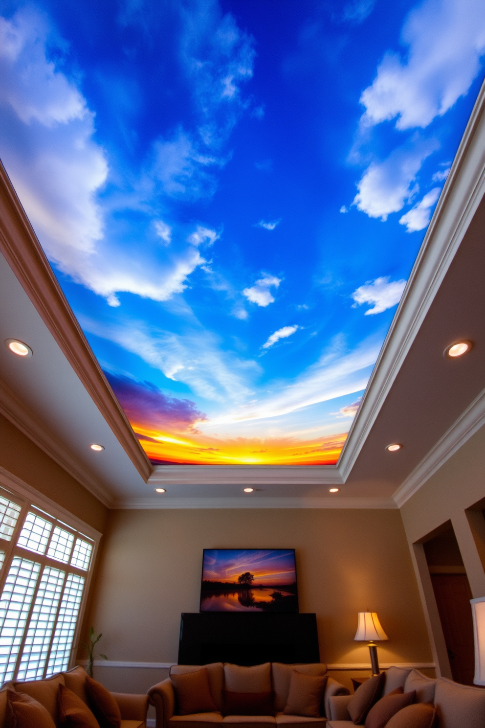 Living Room Ceiling Design Ideas 25