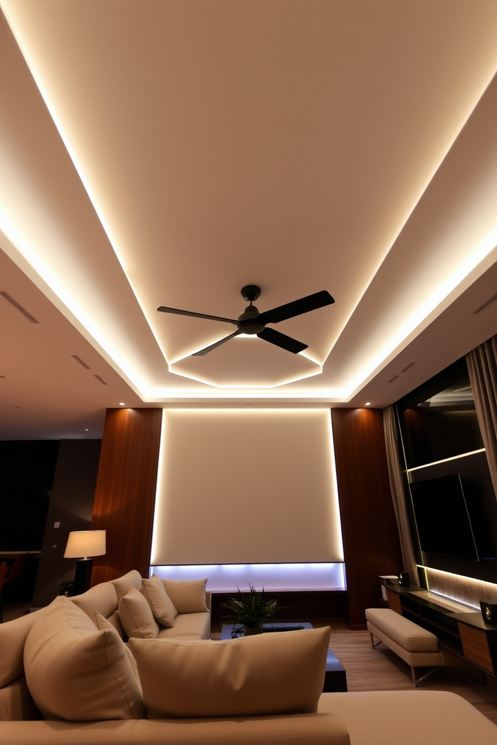 Living Room Ceiling Design Ideas 27