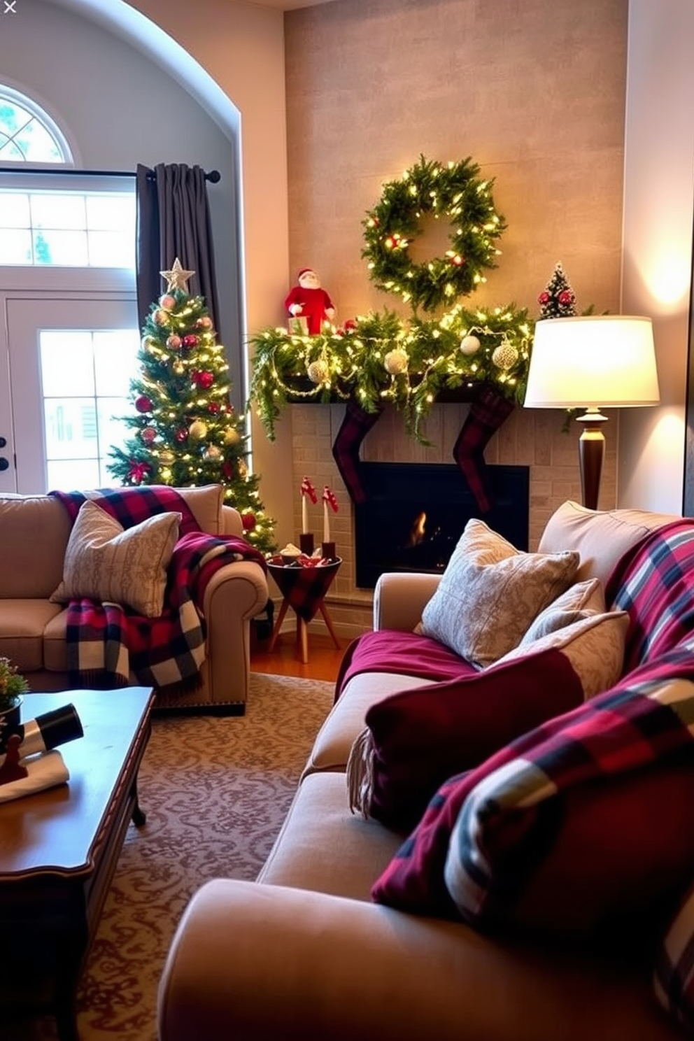 Living Room Christmas Decorating Ideas 1