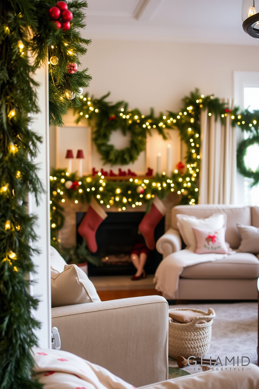 Living Room Christmas Decorating Ideas 12