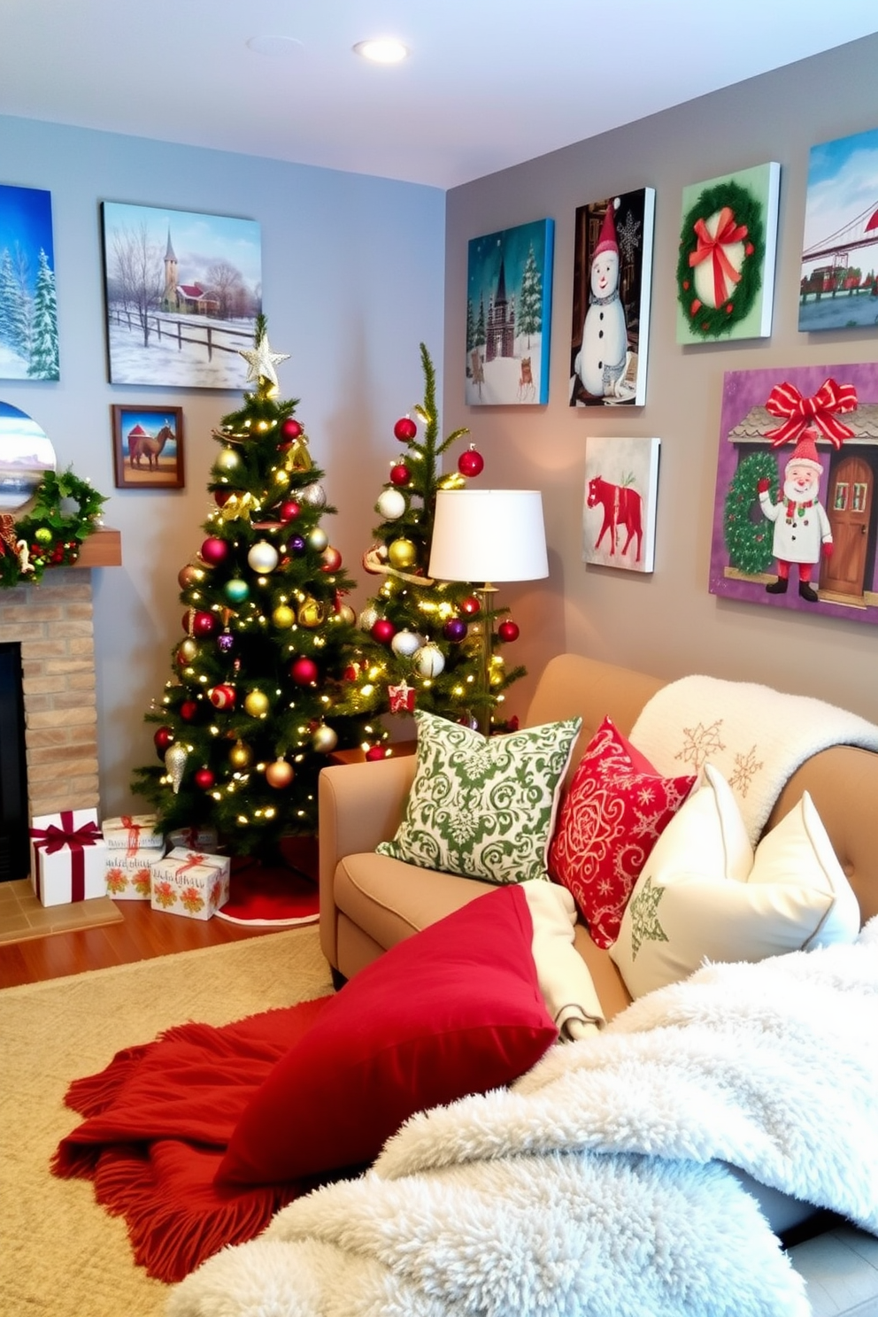 Living Room Christmas Decorating Ideas 20