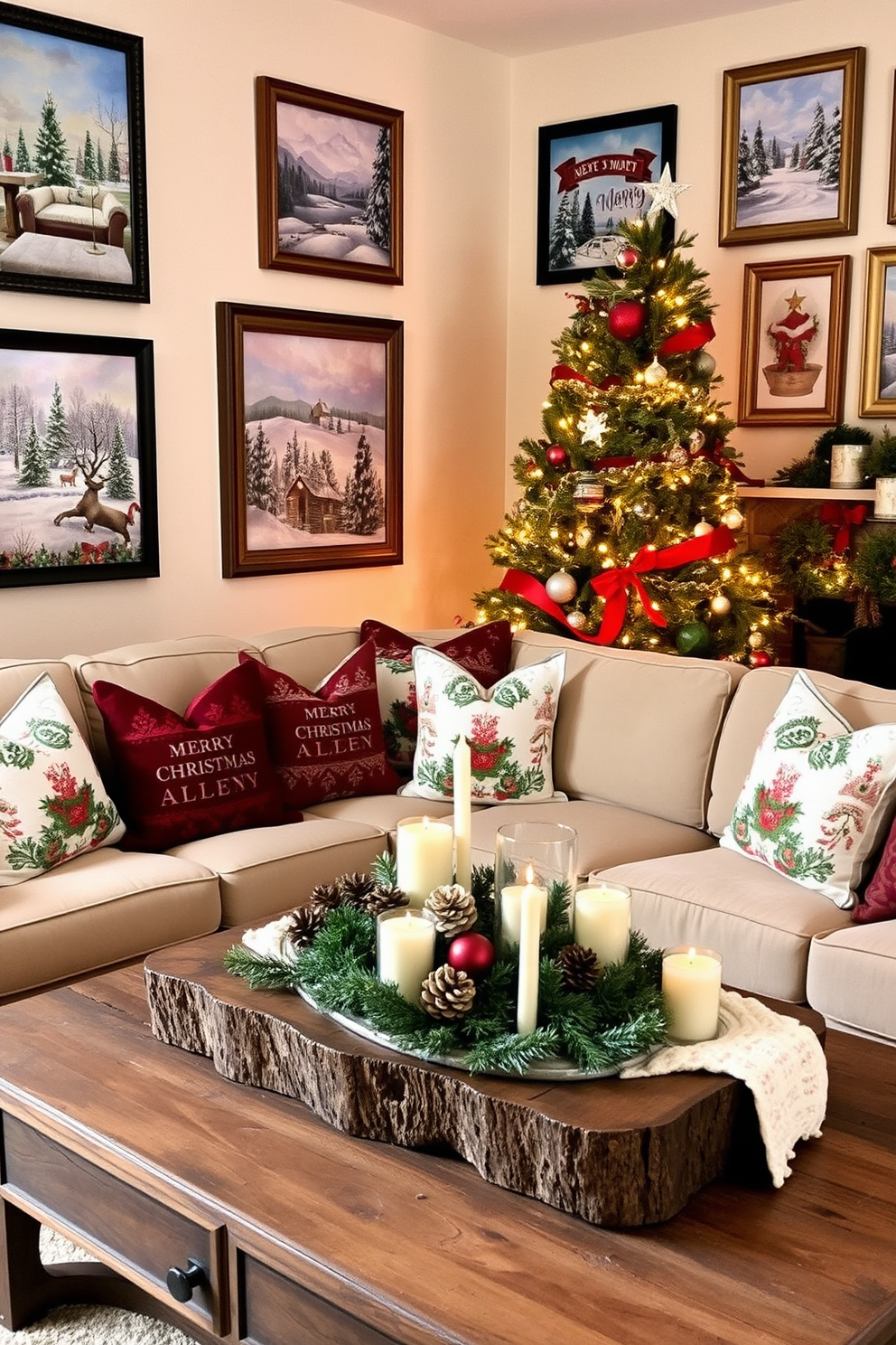 Living Room Christmas Decorating Ideas 27