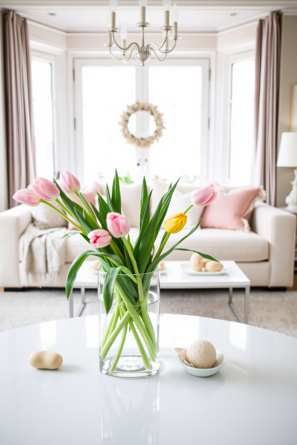 Living Room Easter Decorating Ideas 15