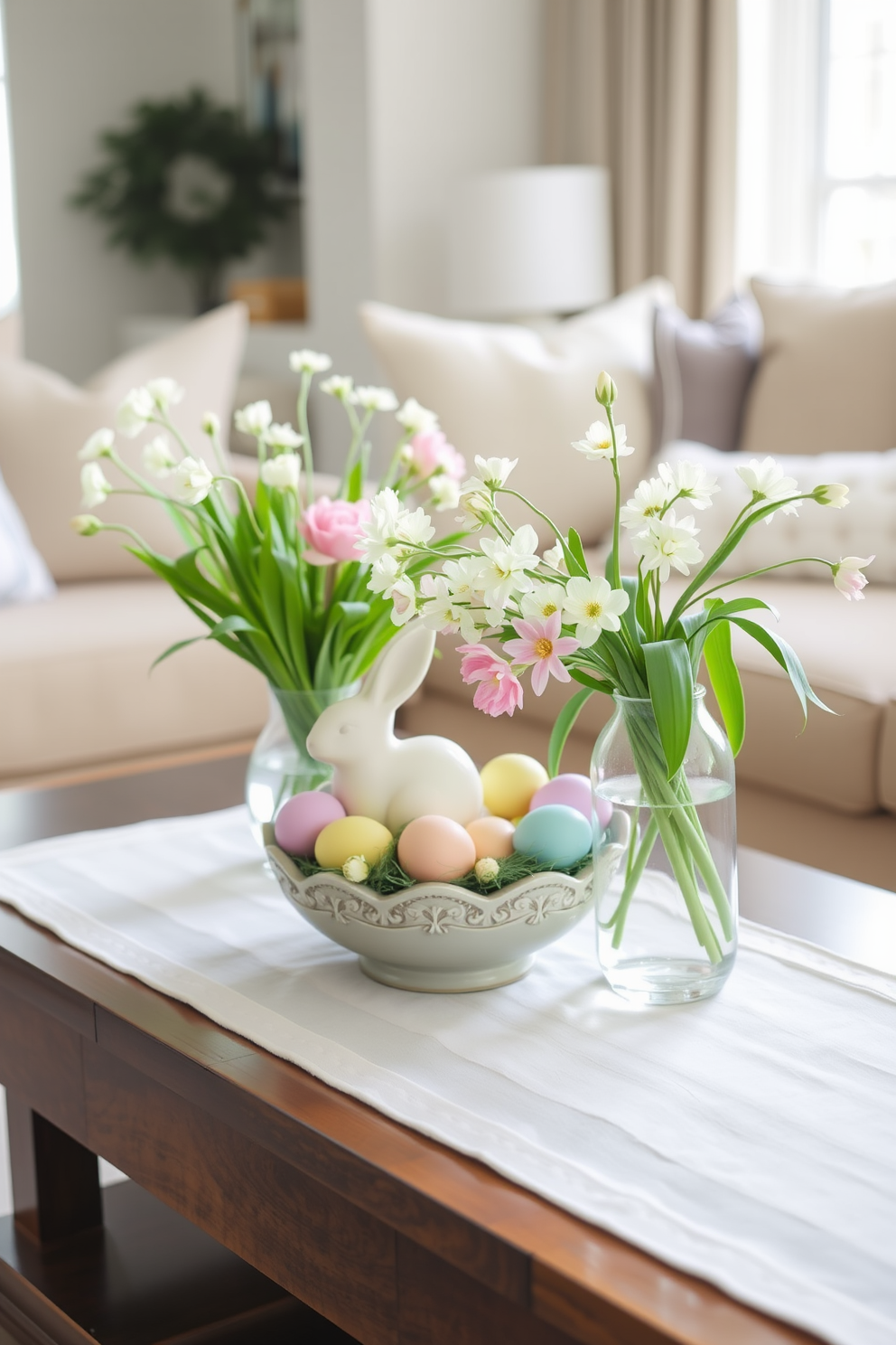 Living Room Easter Decorating Ideas 2