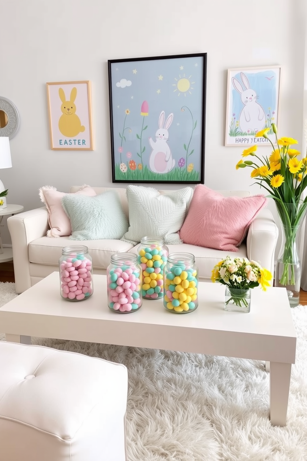 Living Room Easter Decorating Ideas 24