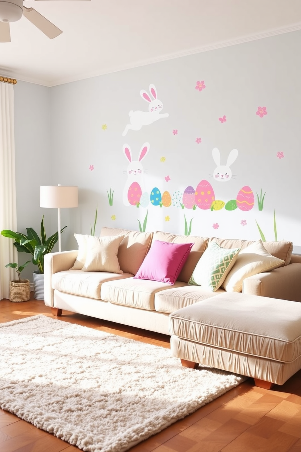 Living Room Easter Decorating Ideas 25