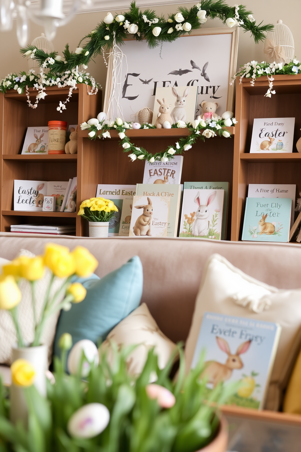 Living Room Easter Decorating Ideas 27