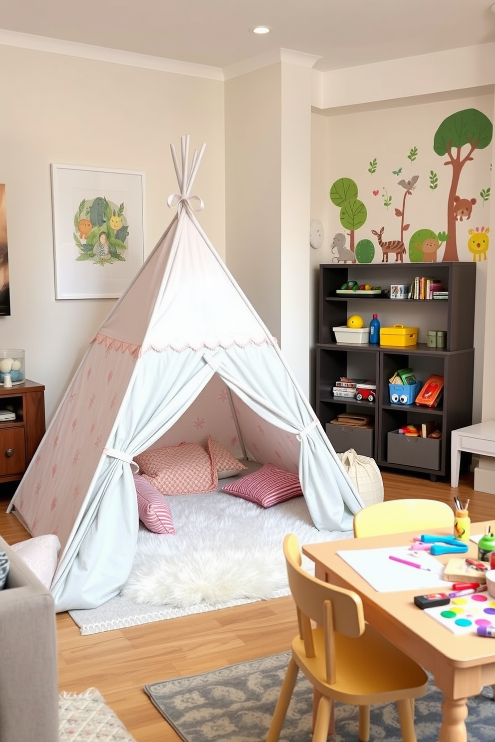 Living Room Playroom Design Ideas 22