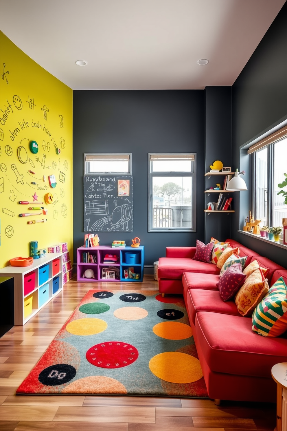 Living Room Playroom Design Ideas 3