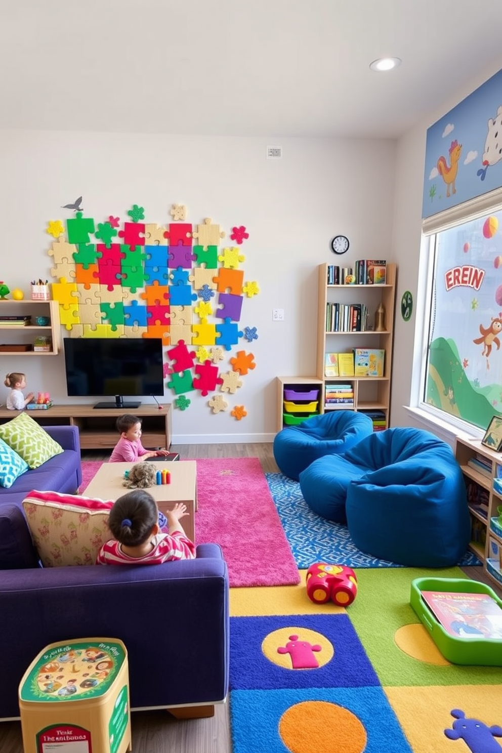 Living Room Playroom Design Ideas 30