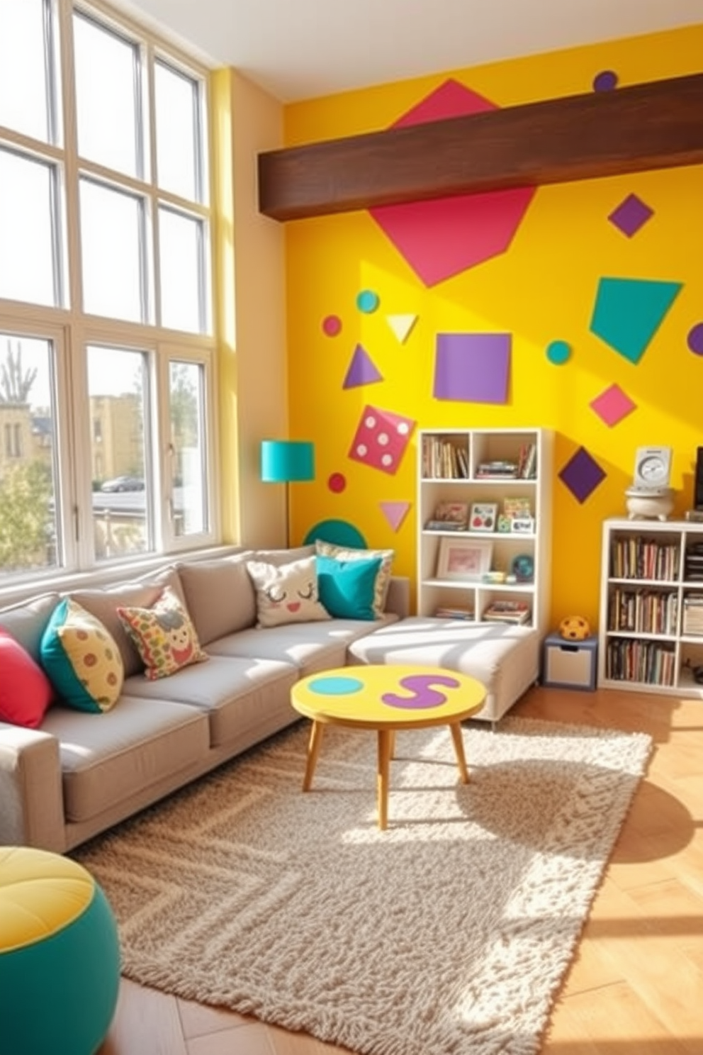 Living Room Playroom Design Ideas 6