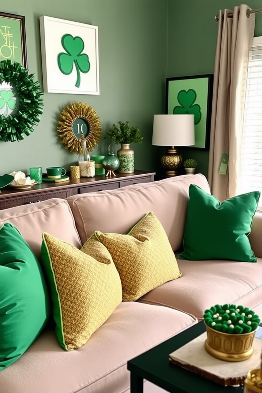 Living Room St Patricks Day Decorating Ideas 1