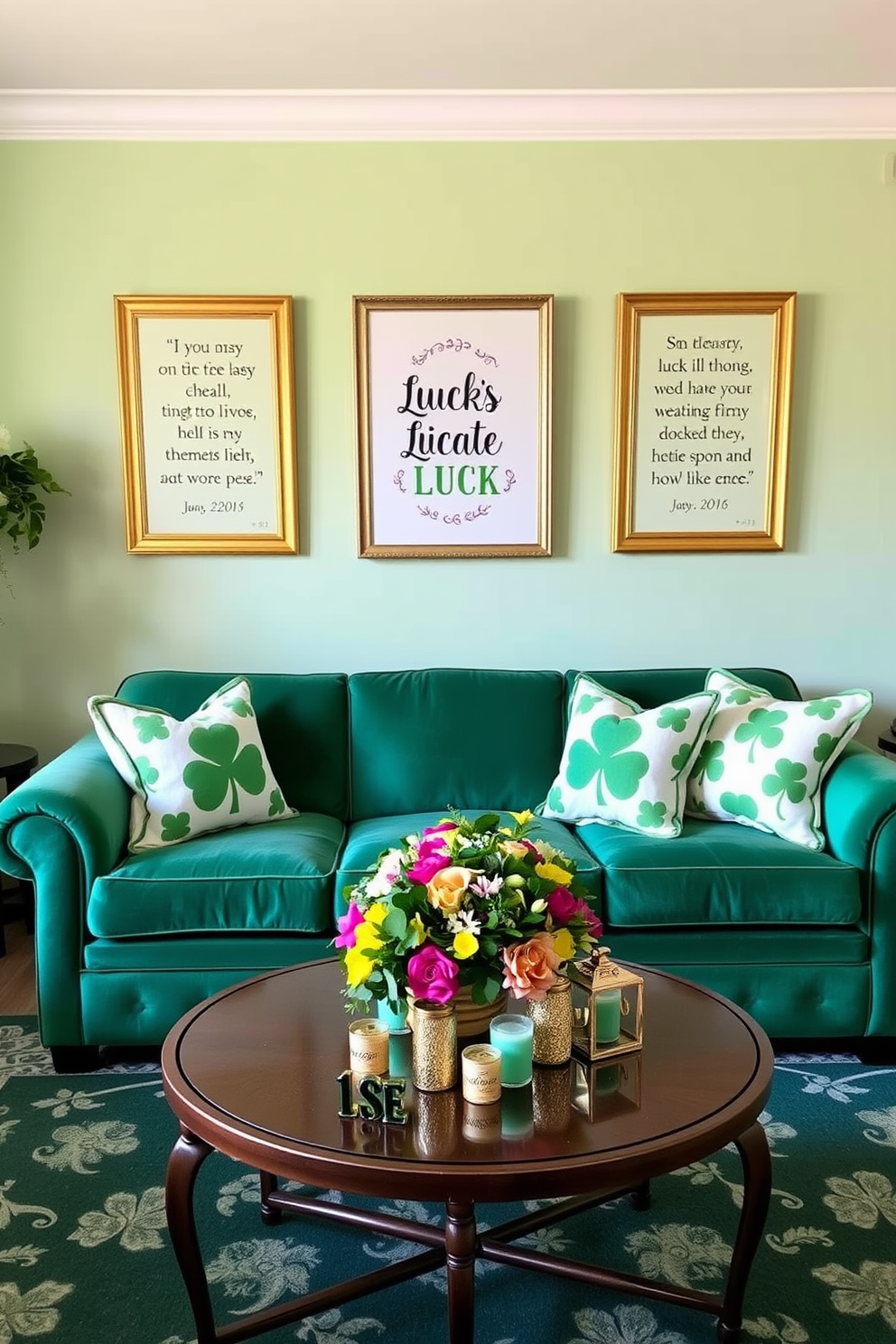 Living Room St Patricks Day Decorating Ideas 11