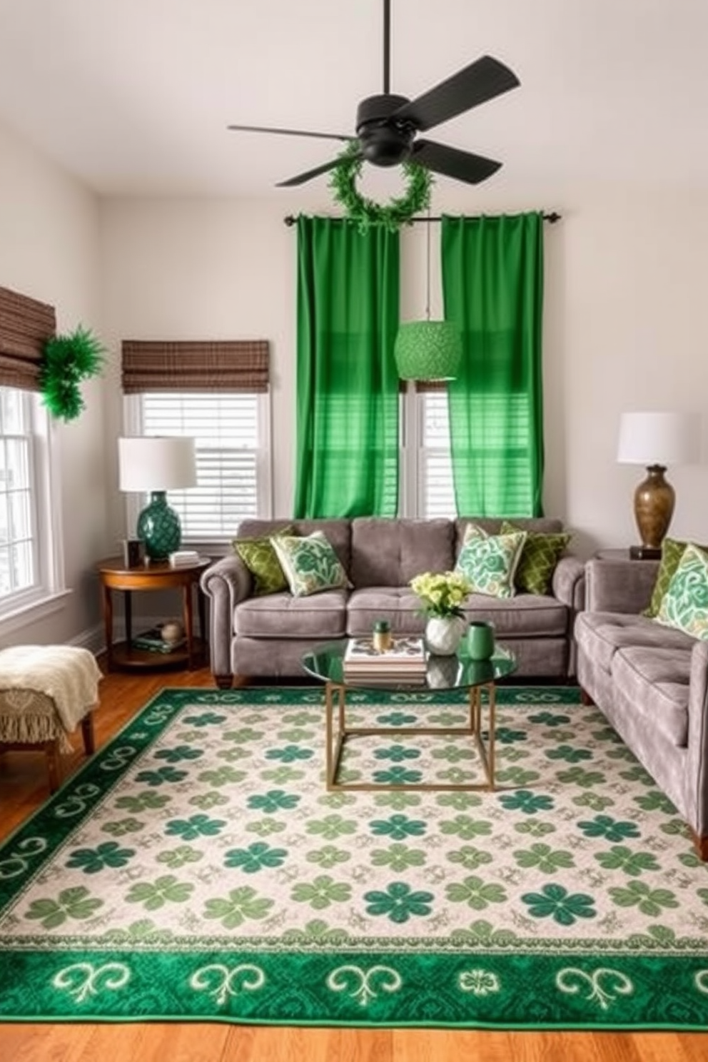 Living Room St Patricks Day Decorating Ideas 14