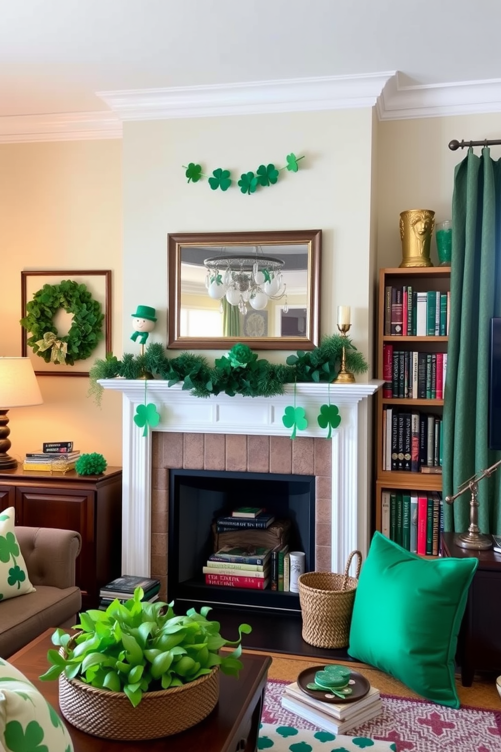 Living Room St Patricks Day Decorating Ideas 15