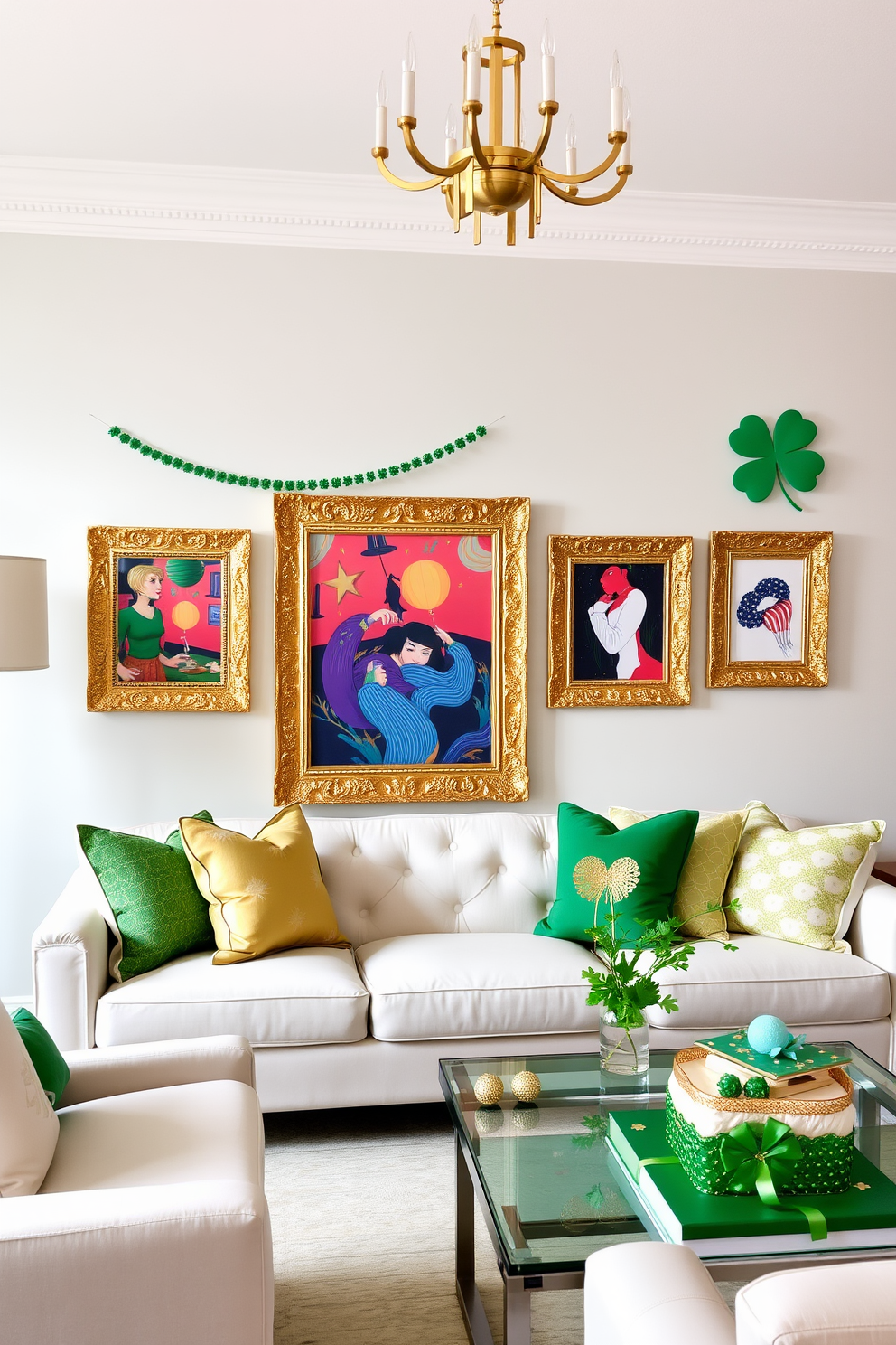 Living Room St Patricks Day Decorating Ideas 16