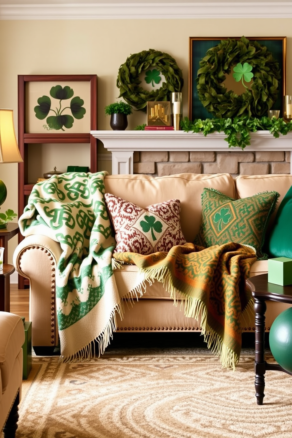 Living Room St Patricks Day Decorating Ideas 21