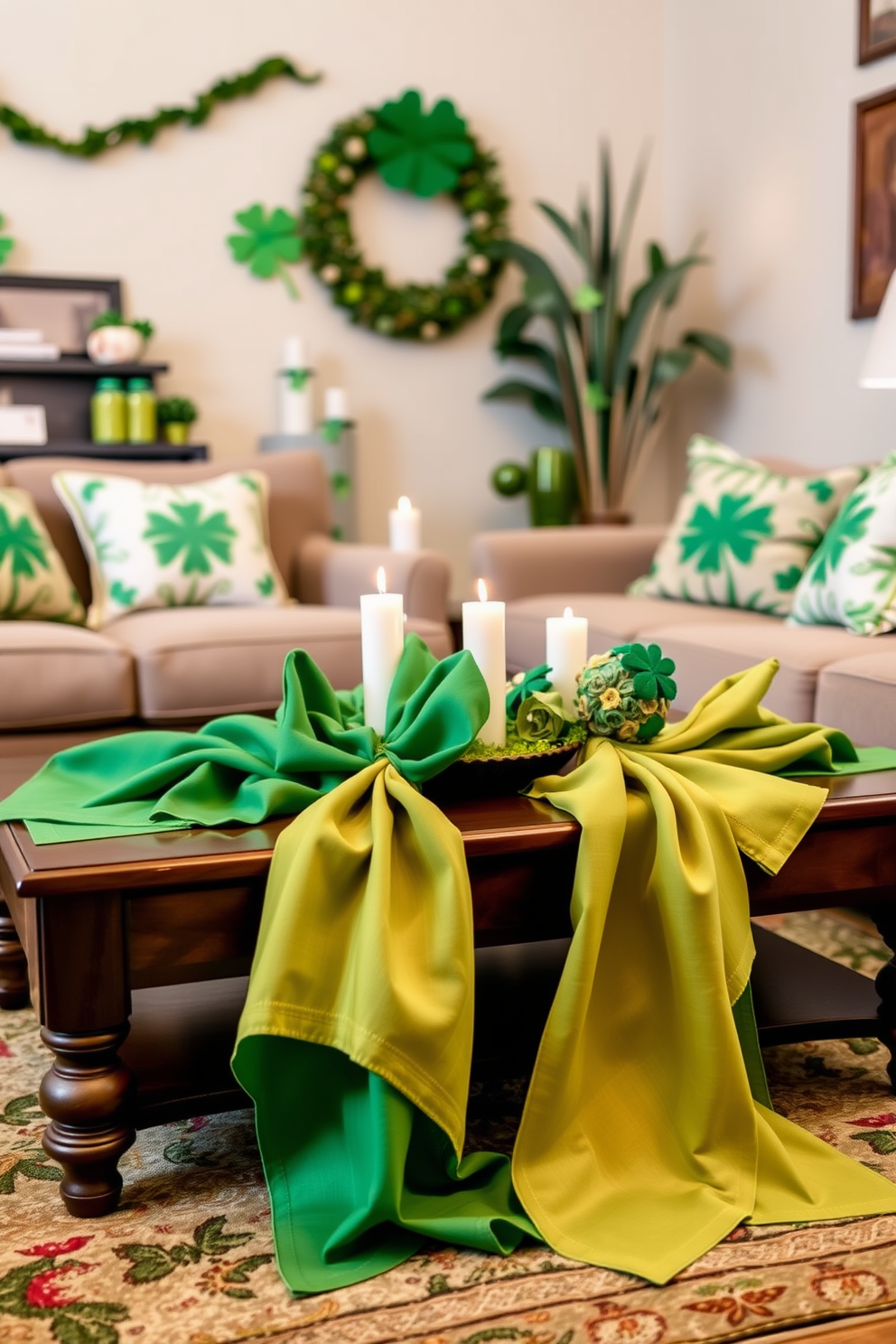 Living Room St Patricks Day Decorating Ideas 27