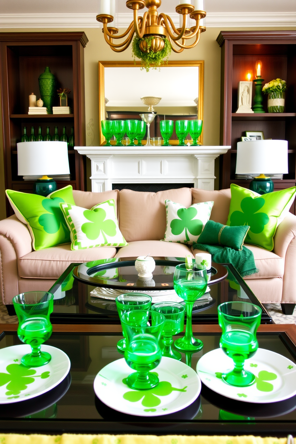 Living Room St Patricks Day Decorating Ideas 28