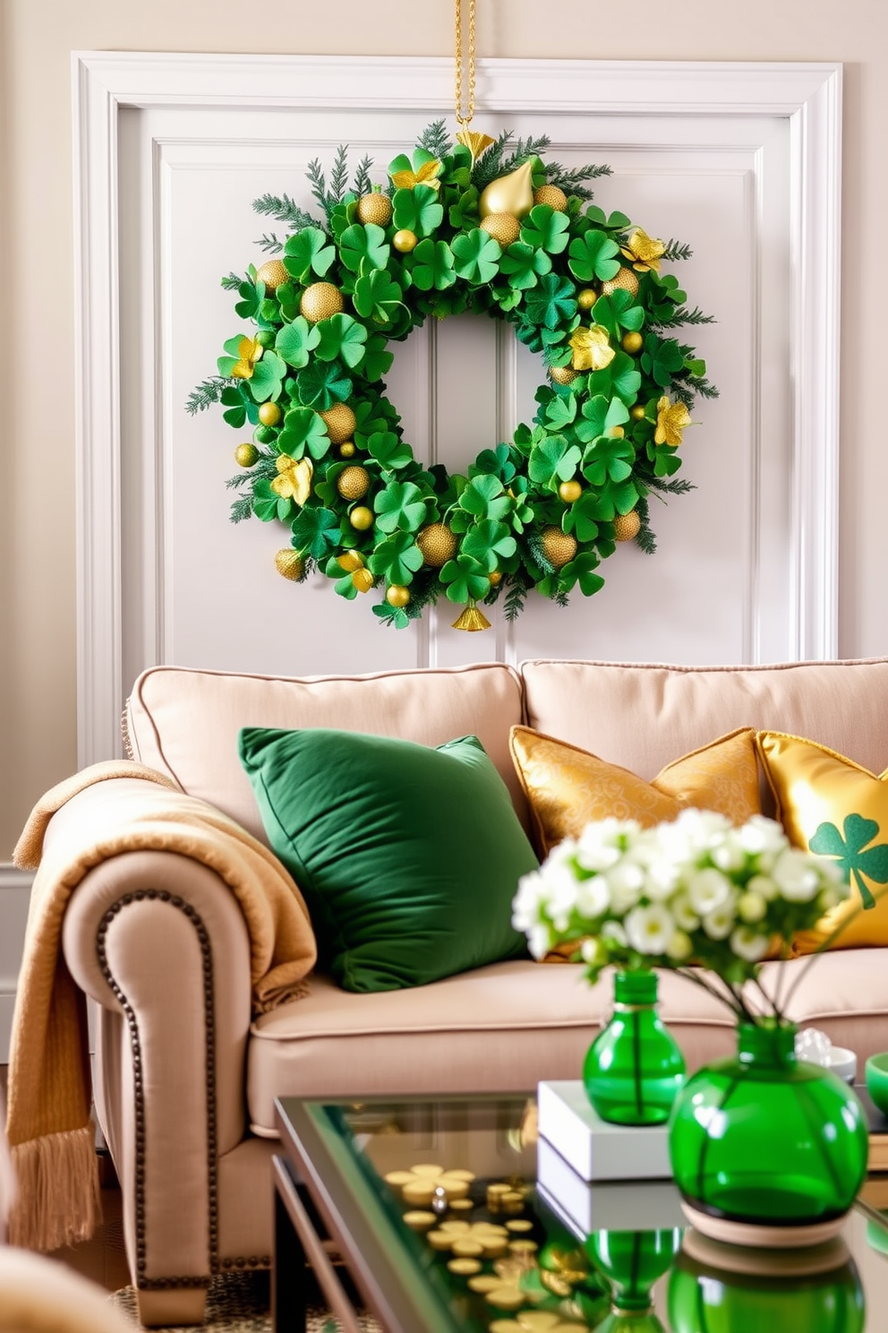 Living Room St Patricks Day Decorating Ideas 29