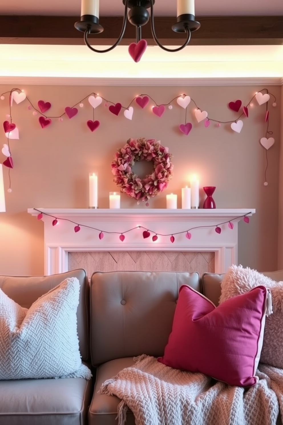 Living Room Valentines Day Decorating Ideas 12