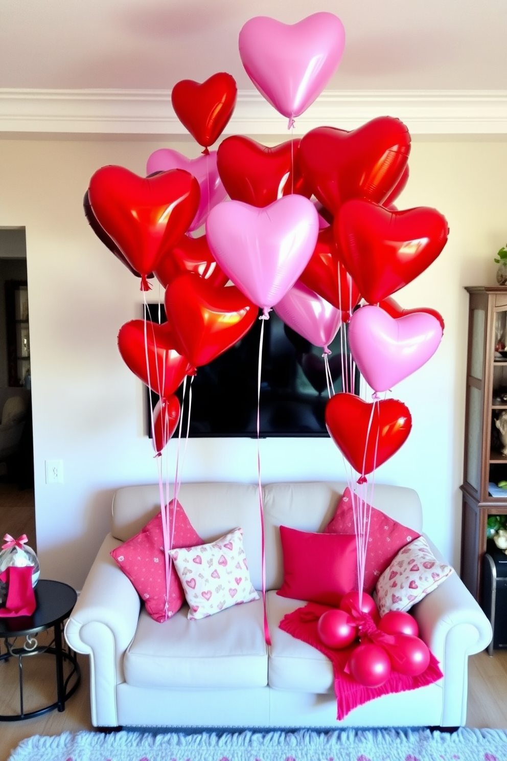 Living Room Valentines Day Decorating Ideas 26