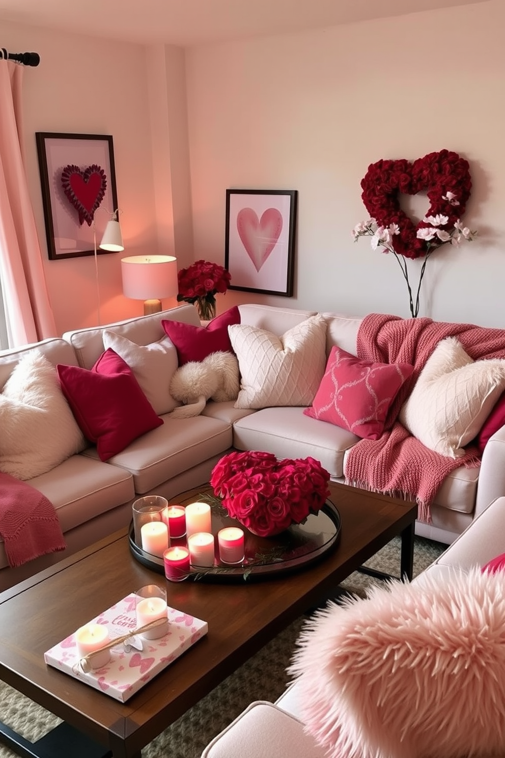 Living Room Valentines Day Decorating Ideas 27