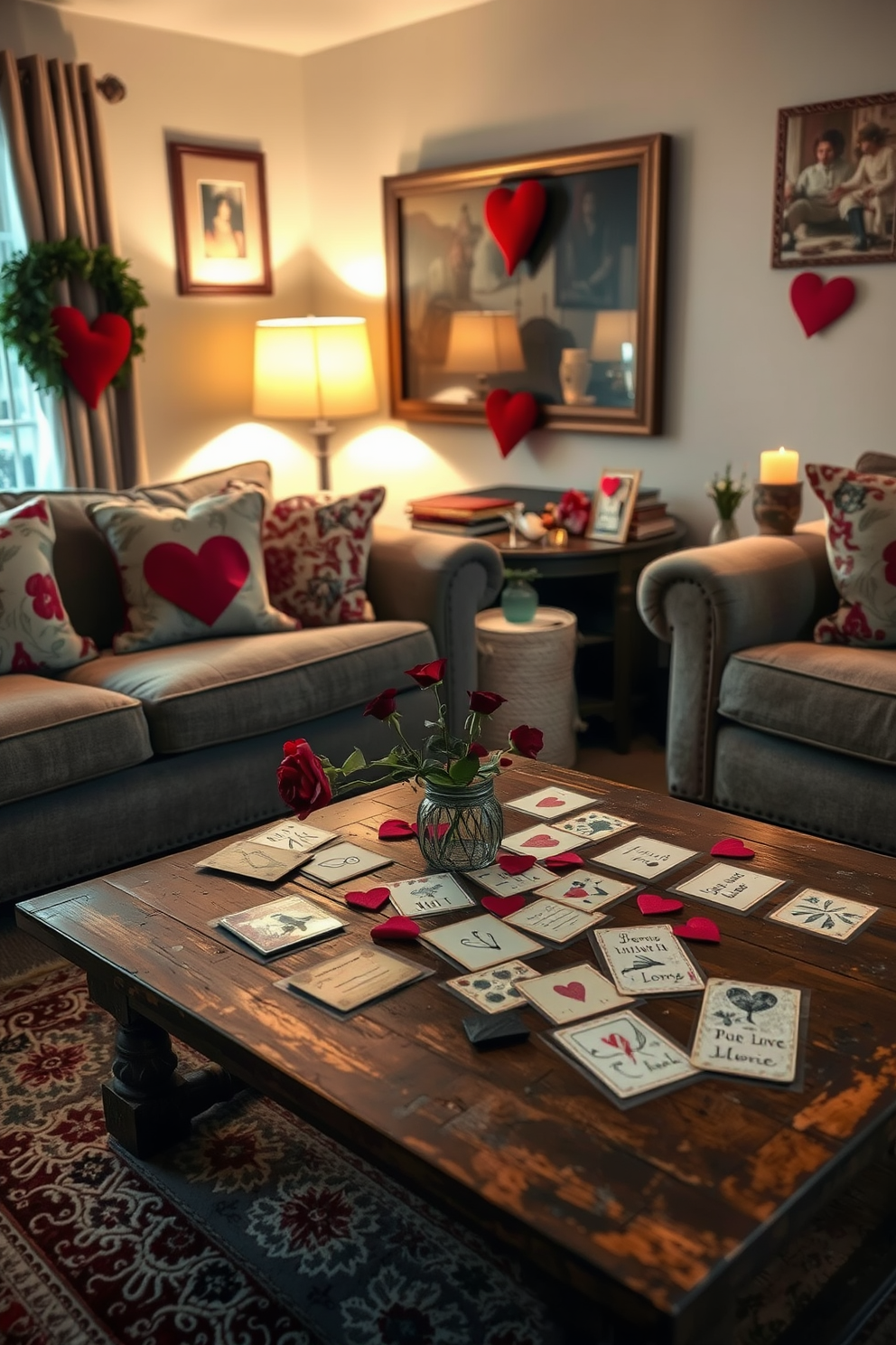 Living Room Valentines Day Decorating Ideas 8