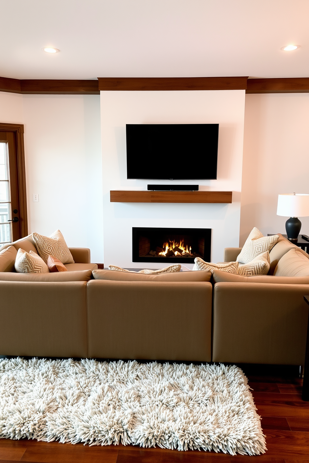 Living Room With Fireplace And Tv Design Ideas 5