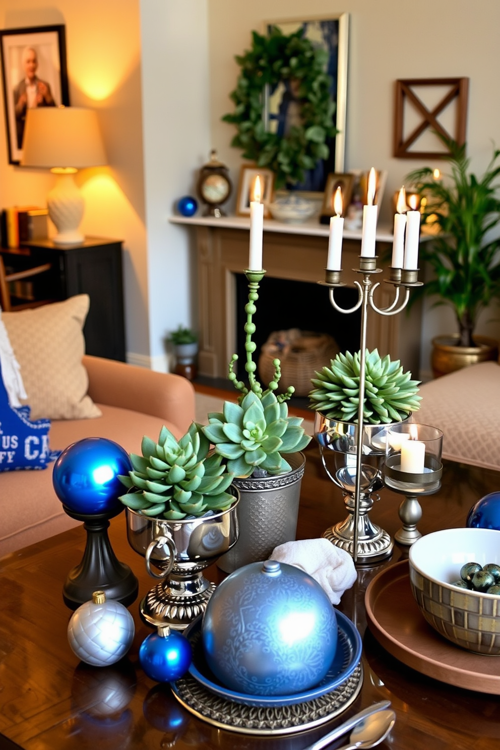 Loft Hanukkah Decorating Ideas 12