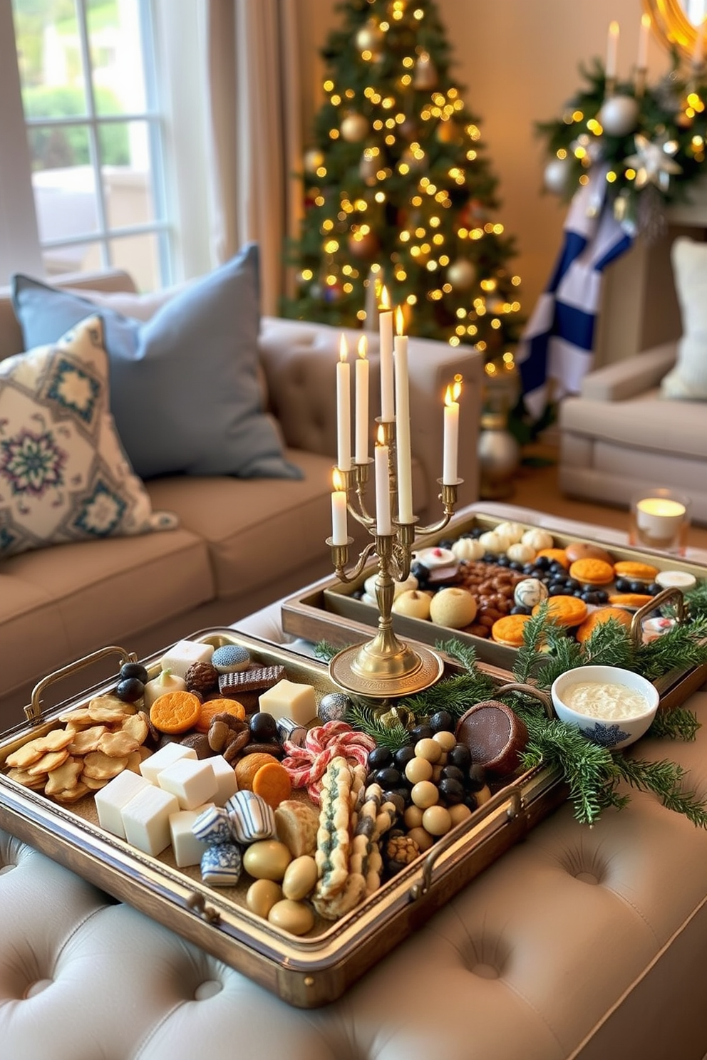 Loft Hanukkah Decorating Ideas 19