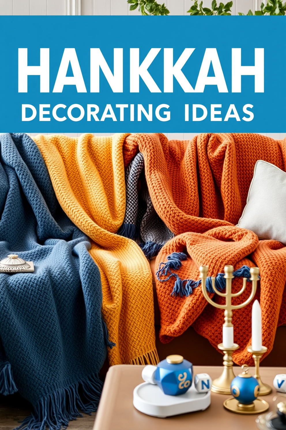 Loft Hanukkah Decorating Ideas 22