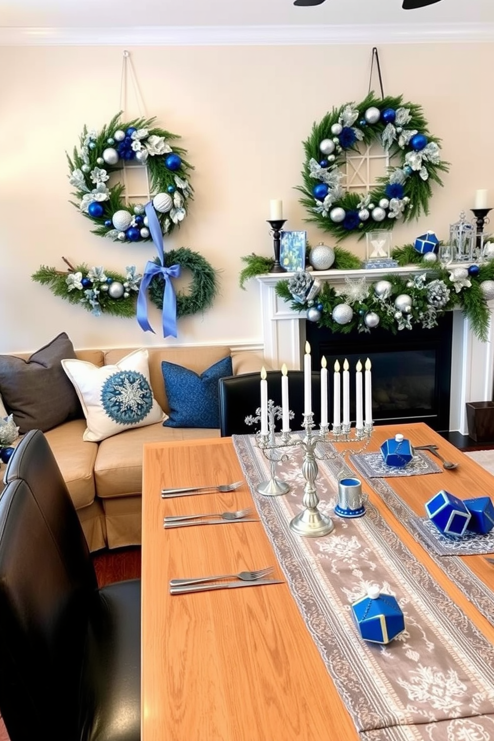 Loft Hanukkah Decorating Ideas 28