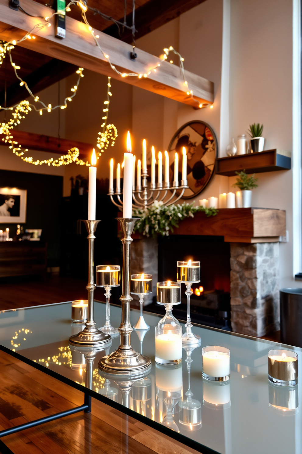 Loft Hanukkah Decorating Ideas 6