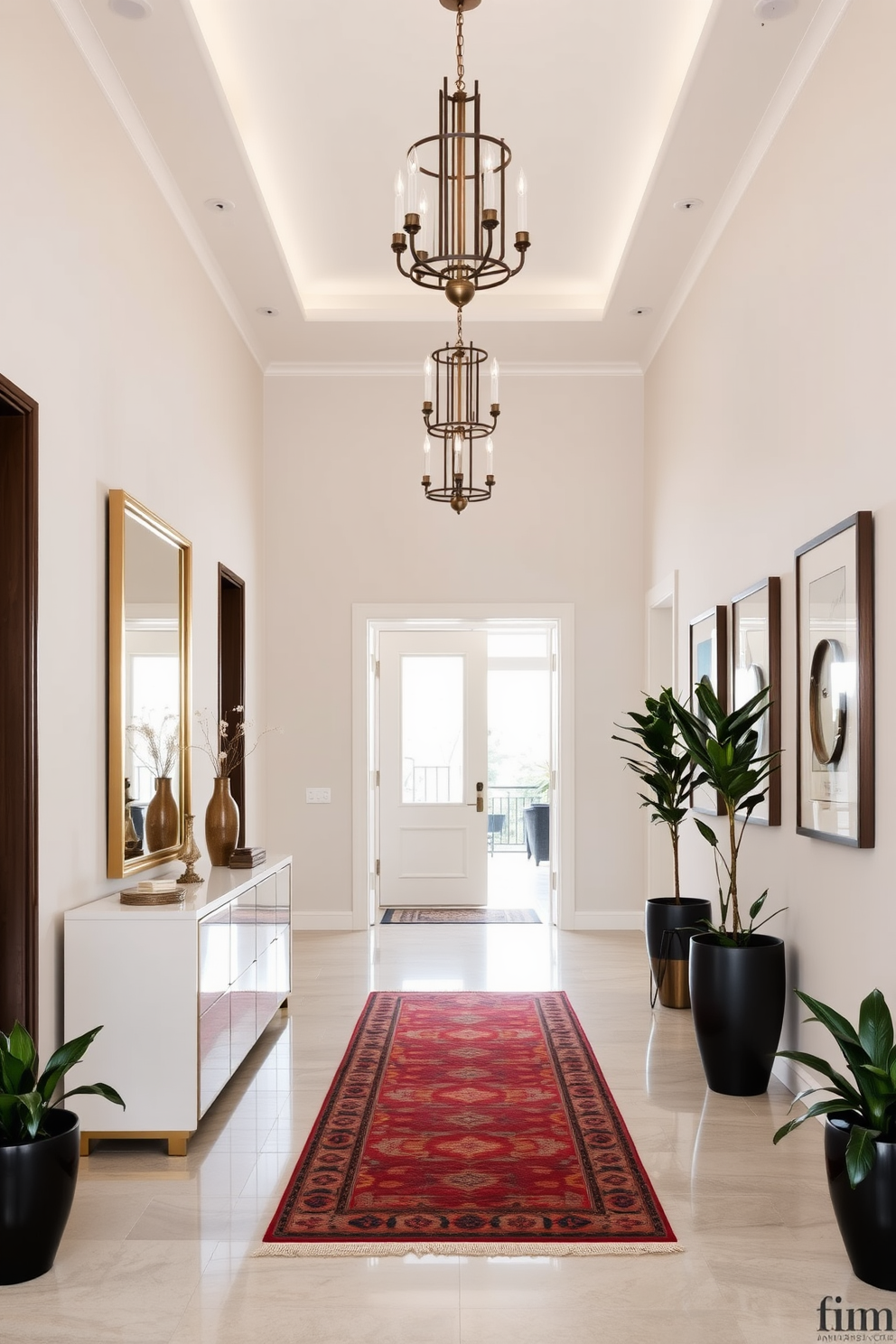 Long Foyer Design Ideas 6