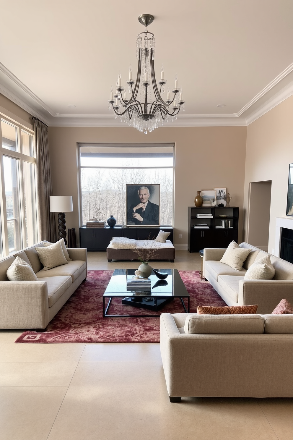 Long Living Room Design Ideas 30