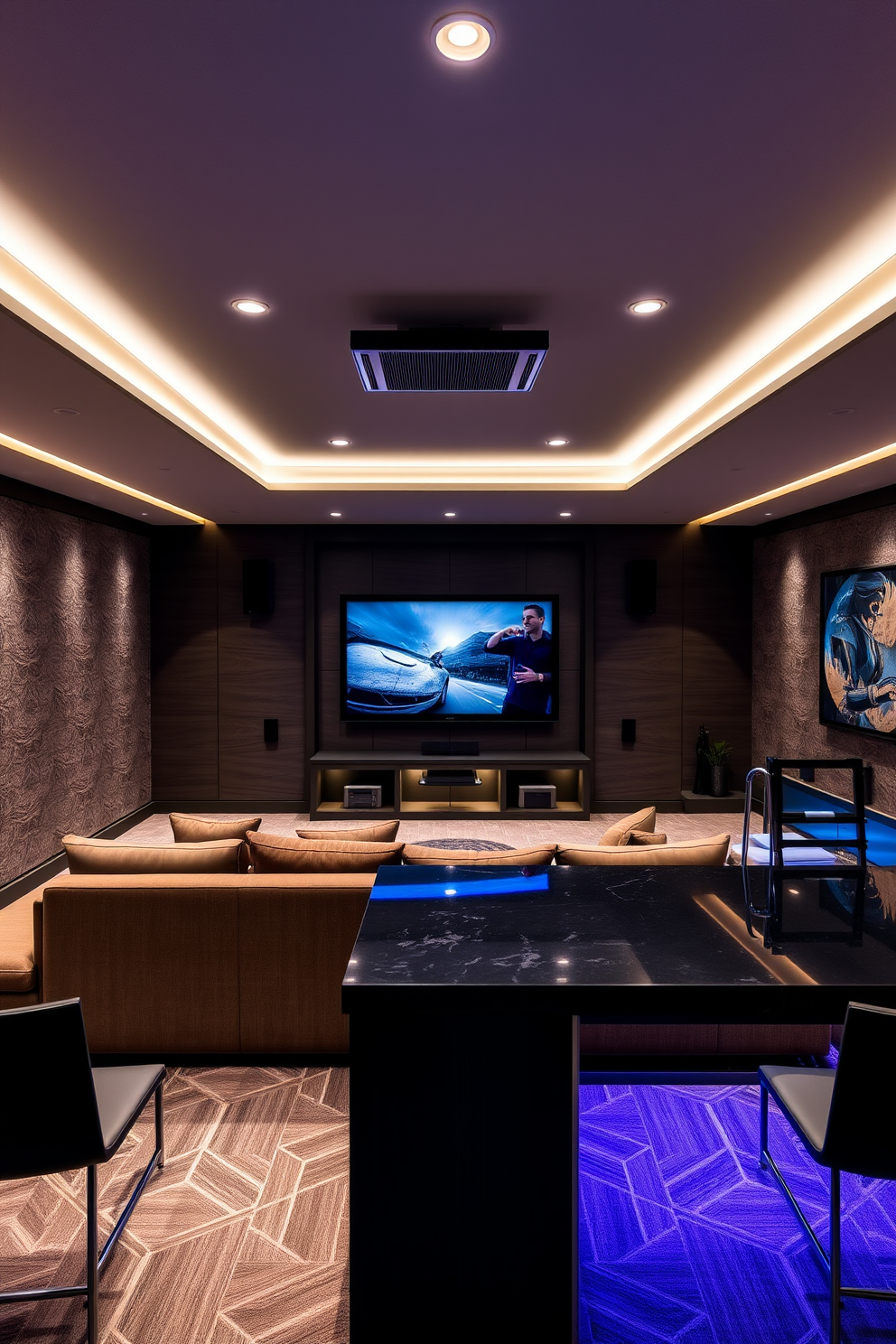 Luxury Basement Design Ideas 21