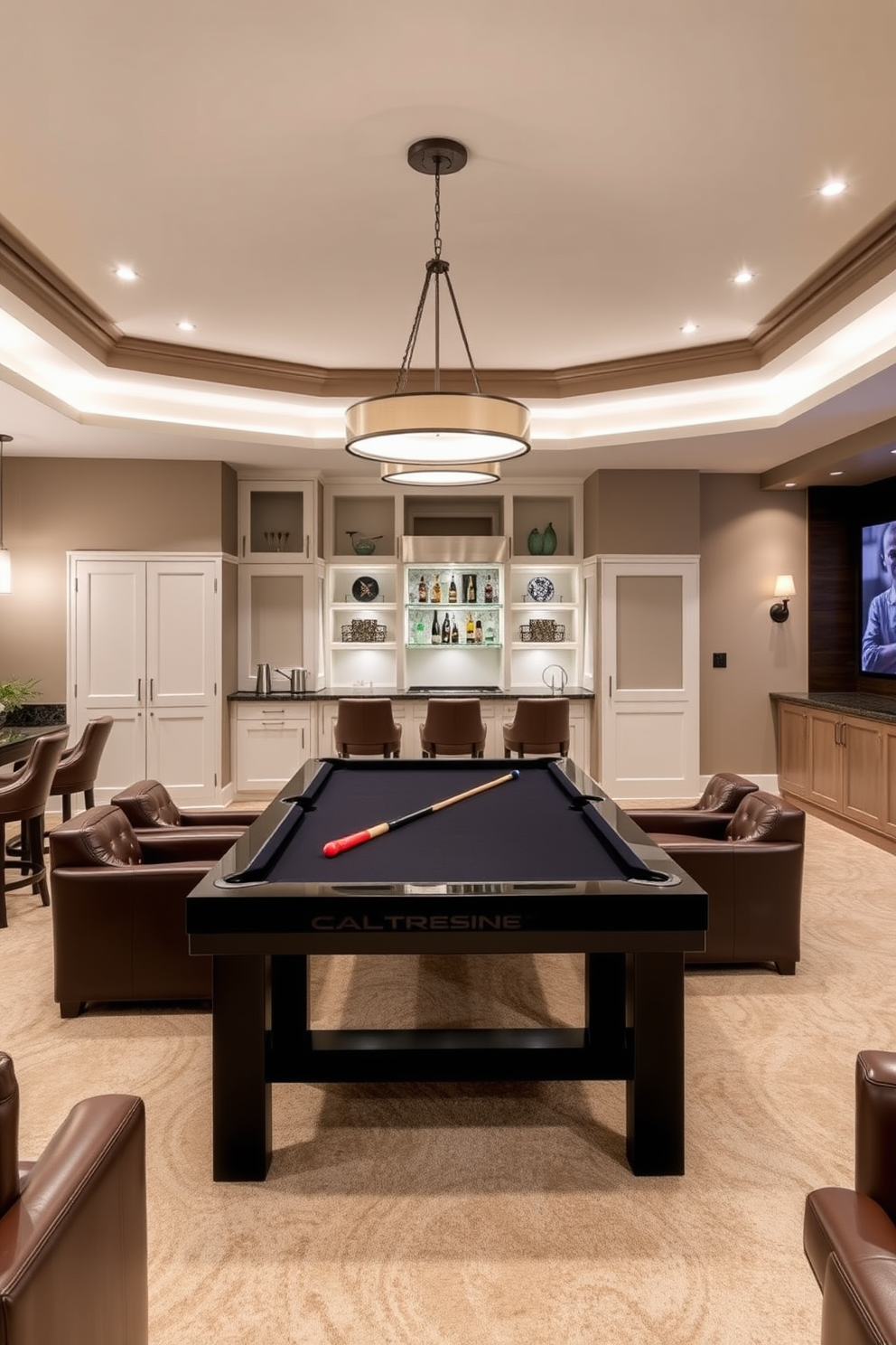 Luxury Basement Design Ideas 4