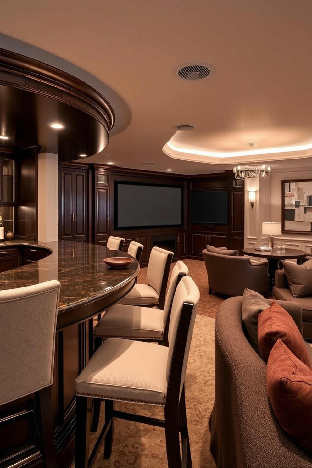 Luxury Basement Design Ideas 5