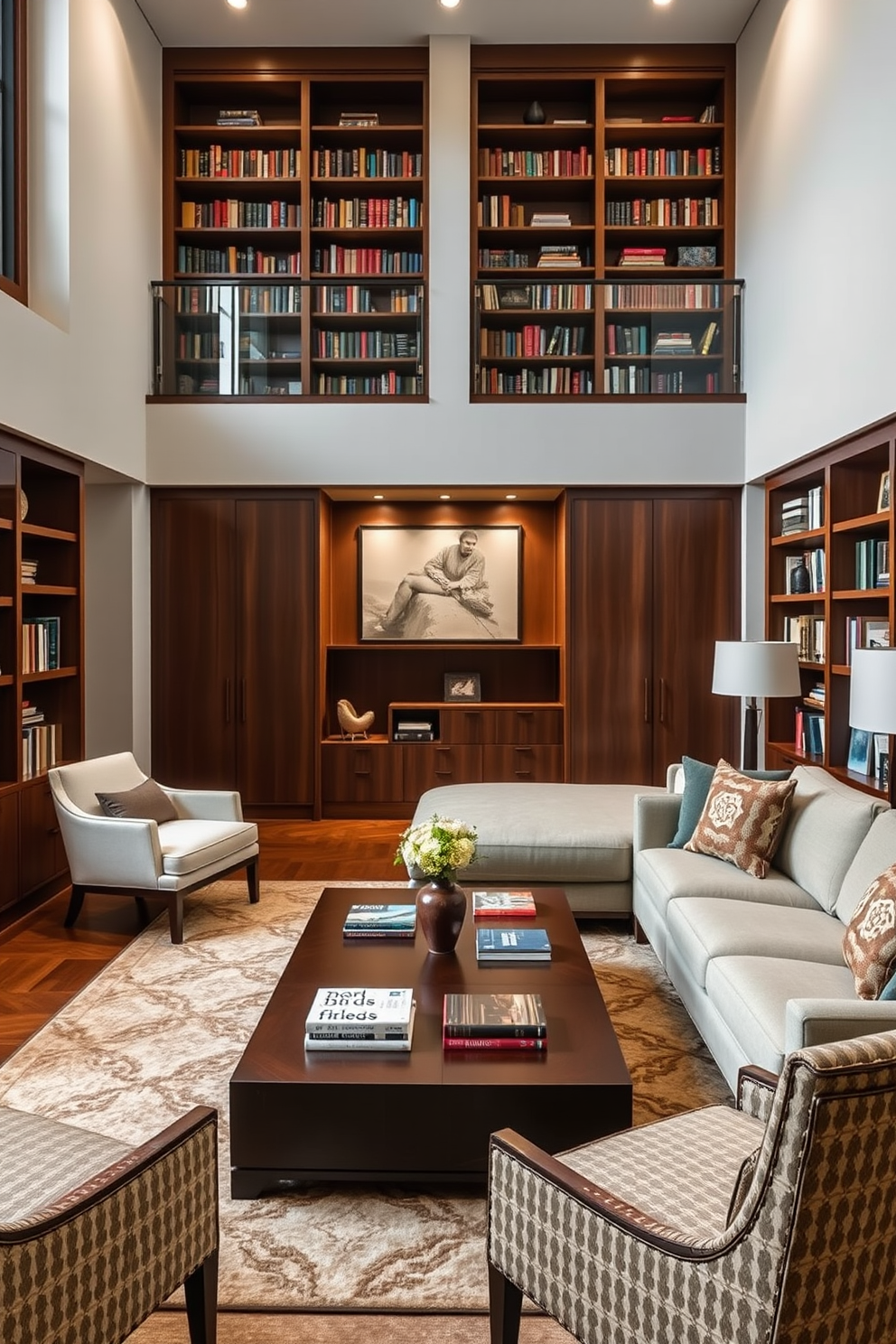 Luxury Home Library Design Ideas 13